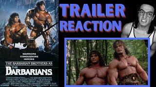 THE BARBARIANS 1987  Trailer Reaction [upl. by Flemming251]