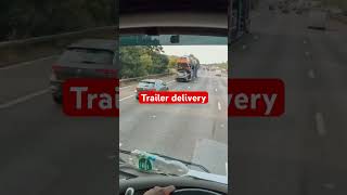 box trailer delivery somewhere in Leicester truckdriver hgvdriver trucker highwaysauthority [upl. by Swart]