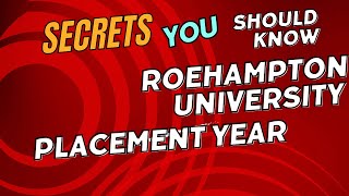 roehampton university placementyear londoncampus londonlife educationalvideo secrets trending [upl. by Swain860]