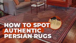 How to Spot Authentic Persian Rugs [upl. by Leik]