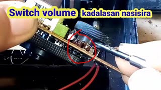 how to repair am fm mini radiovolume switch problem [upl. by Eirehc]