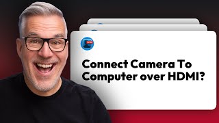 How to connect your camera to your computer via HDMI cable [upl. by Aileduab586]