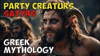 The party creaturs of ancient Greece  Satyrs  Greek Mythology [upl. by Enner]