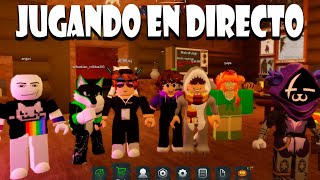 JUGANDO EN DIRECTO CON SUSCRIPTORES ROBLOX ÚNETE D [upl. by Kumagai107]