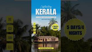 Kerala tour package 4 nights 5 days Affordable price honeymoontravel [upl. by Achorn462]