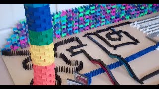 Domino Rally 1 OVER 30000 DOMINOES [upl. by Tomas]