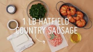 Simple Spinach and Sausage Casserole  Simply Hatfield [upl. by Eneli647]