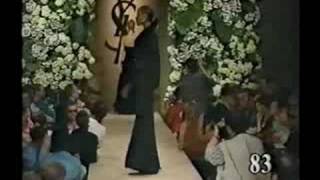 Yves Saint Laurent haute couture fall winter 1995  part 4 [upl. by Eiddet]