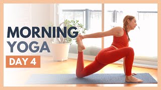 DAY 4 REMEMBER  10 min Morning Yoga Stretch  Flexible Body Yoga Challenge [upl. by Kantor]