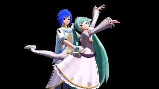 MMD Choreography Cendrillon Project Diva Vers Miku Kaito Medium [upl. by Aiuhsoj]