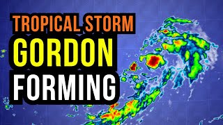 Gordon forming in the Atlantic… [upl. by Elrebma]