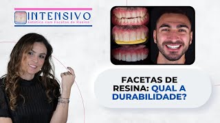 Facetas de resina Qual a durabilidade [upl. by Jess248]