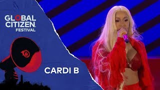 Cardi B Performs Be Careful  Global Citizen Festival NYC 2018 [upl. by Kidder616]