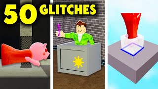 50 PIGGY GLITCHES in PIGGY in Roblox [upl. by Sherrie]