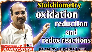 stoichiometry lecture  10  oxidation reduction and redox reactions  Jee mains advance  neet [upl. by Stein]