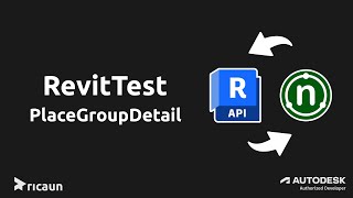 Create PlaceGroupDetail Unit Test for Revit  Revit API [upl. by Ivz]