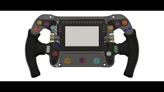 Mercedes F1 Sim racing Steering Wheel assembly [upl. by Blanding]