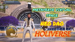 Metaverse Virtual Space  Holiverse Game  Neo Dao World  META FORCE GAME [upl. by Eohce]