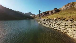 Melchsee  swissalps alpine lake fpv drone [upl. by Etnoled]