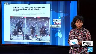 Watch Spanish polices alleged violent arrest of two Black men sparks anger • FRANCE 24 English [upl. by Mareld993]