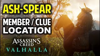 The AshSpear Order Member amp Clue Location  AC Valhalla Order of the Ancients Guide [upl. by Atiuqes]