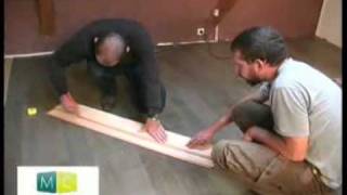 Pose parquet partie 22 wooden laminate flooring wooden floors laying in video part 2 [upl. by Ming865]