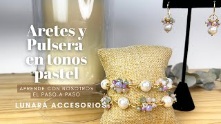 ✅ARETES de bisutería cómo hacer aretes artesanales Diy aretes Diy earringsaretes con cuentas [upl. by Maureen]