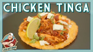 Mexican Streetfood Krokante Kip Tostada  EtenmetNick  How to [upl. by Natsyrk375]