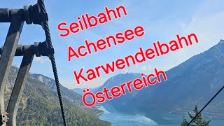 Die Karwendelbahn am Achensee Österreich [upl. by Adirf]