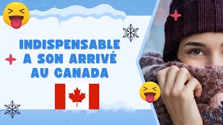 Hiver Canadien  Découvrez les Indispensables à votre arrivée au Canada [upl. by Rhyne]