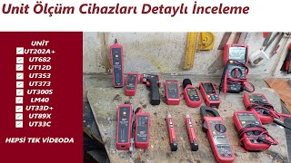 Unit Ölçüm Cihazları Detaylı İnceleme Kullandığım Unit cihazlar ut202a ut89x ut33d ve daha fazlası [upl. by Ahsimet636]