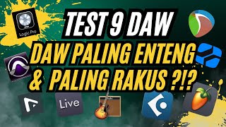 DAW Mana yang Paling Ringan  Mana yang Paling Rakus  Test 9 DAW Populer [upl. by Liag]