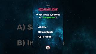 Synonym Quiz Part 2 shorts [upl. by Ariek451]