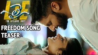 LIE Movie Freedom Song Teaser  Nithiin Arjun Megha Akash  Hanu Raghavapudi [upl. by Burch956]