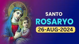 Banal na Rosaryo 🙏🏻Lunes🙏🏻August 26 2024🙏🏻Mga Masayang Misteryo ng Santo Rosaryo🙏🏻Tagalog Rosary [upl. by Oiragelo]