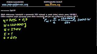fpy119  Silnik elektryczny  Zadanie z fizyki  filomaorg [upl. by Eicrad837]