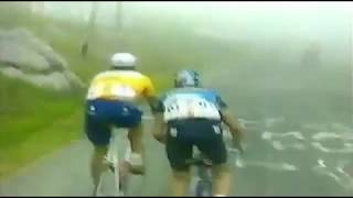 Indurain vs Pantani Tour 1994 Hautacam [upl. by Cloris452]