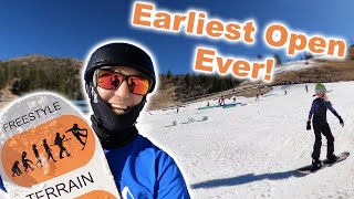 Snowboarding Bogus Basin Idaho Opening Day  Season 5 Day 5 [upl. by Anilad]