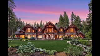 Take In Stunning Lake Tahoe Waterfront Estate For Sale For 60 Million [upl. by Kacie36]