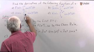 The Derivative of an Integral Ch8 Pr12 [upl. by Lladnor]