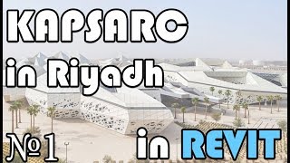 KAPSARC Building in Riyadh by Zaha Hadid Mass form Part 1 [upl. by Zebapda]