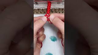 How to tie a lock for a bracelet diy crafting bracelet [upl. by Nywled]