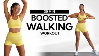 30 MIN BOOSTED WALKING WORKOUT FOR WEIGHT LOSS No Jumping Fat Burning [upl. by Navar]