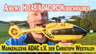 Es gibt neu den ADAC Hubschrauber H145 von Amewi mit Fenestron als Christoph Westfalen  sehr cool [upl. by Eirbua]