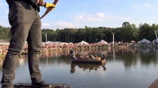 Oderus Urungus Viking Funeral Flaming Arrow Shot GWARBQ 2014 [upl. by Waugh]