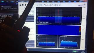 Hytera PD505 rf test [upl. by Kcinom]