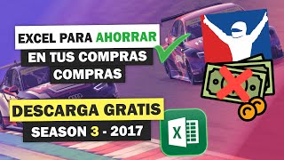 iRacing  AHORRA Y PLANIFICA TUS COMPRAS  Excel Season 3 2017 [upl. by Avika]