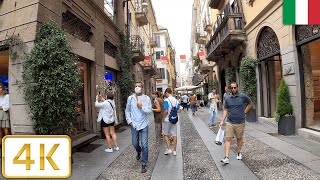 Brera in Milan Italy  Summer 2021【4K】Milano [upl. by Vanny]