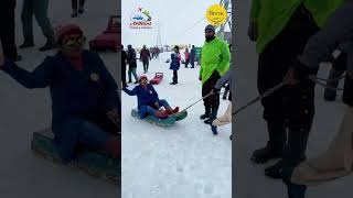 Gulmarg Snow Activity Enjoying with Arihant Tours call 9145485858 Kashmir snowfall gulmarg [upl. by Ydieh939]