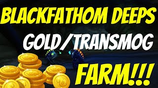 Shadowlands Gold Farming Best GoldTransmog Farming Dungeon Part 6  Blackfathom Deeps [upl. by Eitten214]